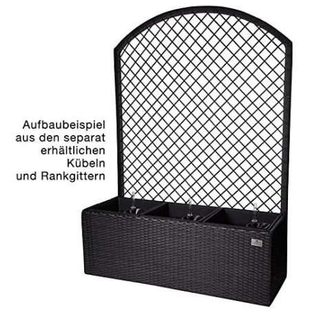 Chậu Trồng Hoa : Bộ 2 Chậu Hoa Hình Chữ Nhật + Lưới Nhựa Dệt 